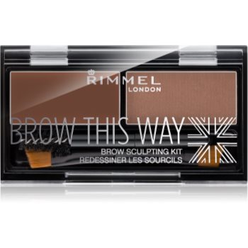 Rimmel Brow This Way paleta pentru machiaj sprancene - imagine 2